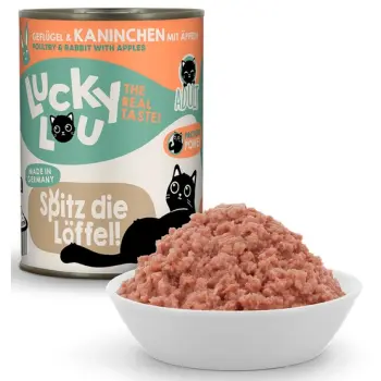 Lucky Lou Lifestage Adult Drób i królik puszka 400g