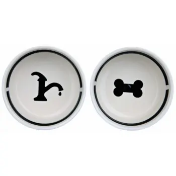 Trixie Miski ceramiczne 0,6L na stojaku [24641]