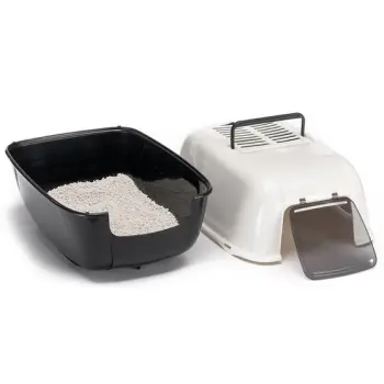 Ferplast Prima New Toaleta dla kota biało-czarna[72053799EL]