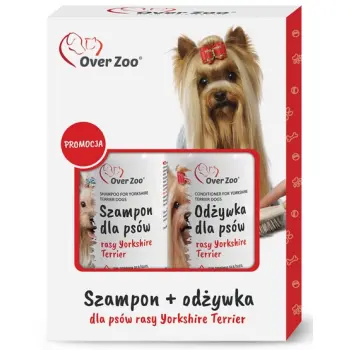 Over Zoo Szampon i odżywka dla psów rasy Yorkshire Terier dwupak 2x250ml