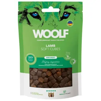Woolf Soft Cubes Monoprotein Lamb 100g