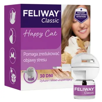 Feliway Classic - kocie feromony Zestaw Startowy (Dyfuzor+wkład)