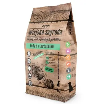 Wiejska Zagroda Indyk z królikiem small 9kg