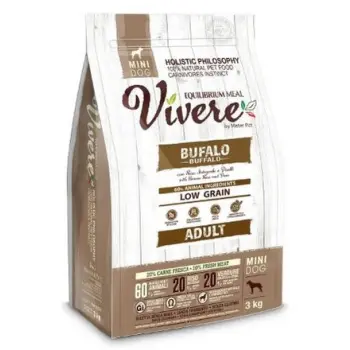 Vivere Dog Mini Adult Buffalo 3kg