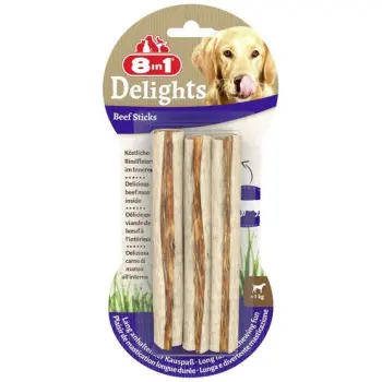 8in1 Beef Delights Sticks 3szt