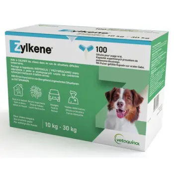 Vetoquinol Zylkene 225mg dla psów 10-30kg - blister 10 kapsułek