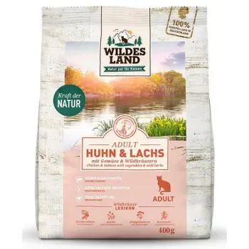 Wildes Land Classic Adult Huhn & Lachs 400g