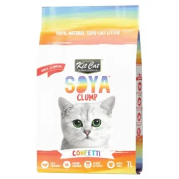 Kit Cat Żwirek ECO SoyaClump Confetti 7L