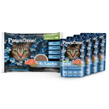 Pawsome Adult Lachs - łosoś saszetki 4x85g