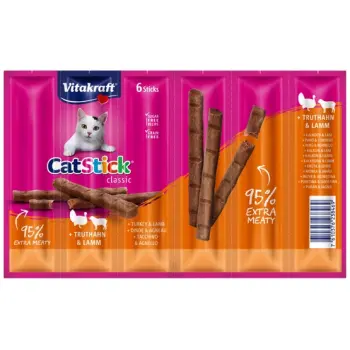 Vitakraft Cat Stick Classic indyk + jagnięcina 6szt [23846]