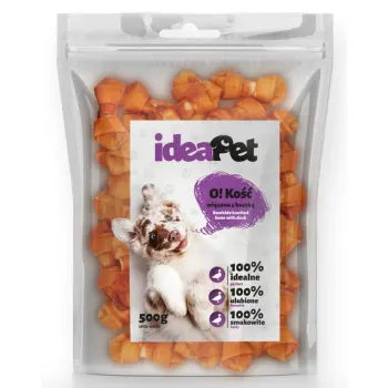 IdeaPet O! Kość wiązana z kaczką 500g