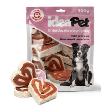 IdeaPet O! Serduszka z jagnięciną 500g