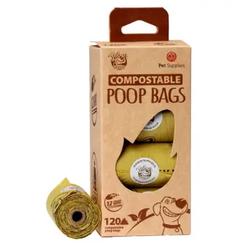 Toby's Choice BIOdegradowalne kompostowalne worki na odchody 120szt