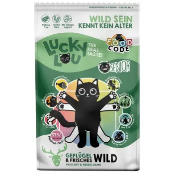 Lucky Lou Food Code Lifestage Senior Geflugel & Wild 750g