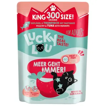 Lucky Lou Lifestage Adult Drób i tuńczyk saszetka 300g