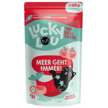 Lucky Lou Lifestage Adult Drób i tuńczyk saszetka 125g