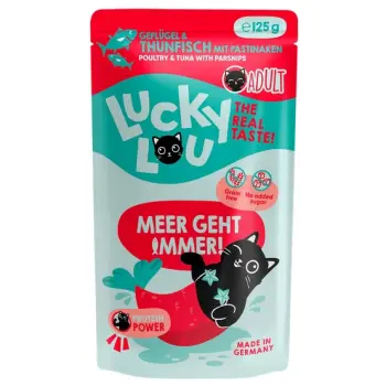 Lucky Lou Lifestage Adult Drób i tuńczyk saszetka 125g
