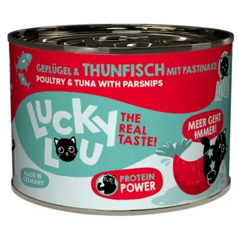 Lucky Lou Lifestage Adult Drób i tuńczyk puszka 200g