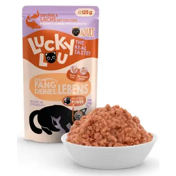 Lucky Lou Lifestage Adult Drób i łosoś saszetka 125g