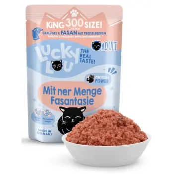 Lucky Lou Lifestage Adult Drób i bażant saszetka 300g