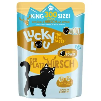 Lucky Lou Lifestage Adult Drób i jeleń saszetka 300g