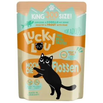 Lucky Lou Lifestage Adult Drób i pstrąg saszetka 300g