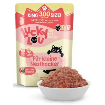 Lucky Lou Lifestage Kitten Drób saszetka 300g