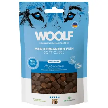 Woolf Soft Cubes Mediterranean Fish 100g