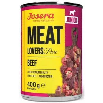 Josera Meat Lovers Pure Junior Wołowina puszka 400g