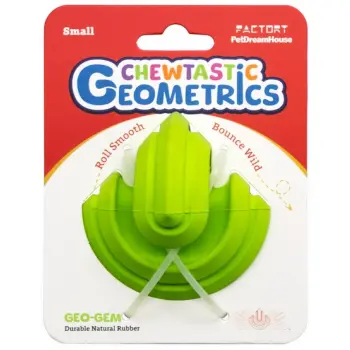 PetDreamHouse Zabawka gumowa Geo-Gem Rolly zielona