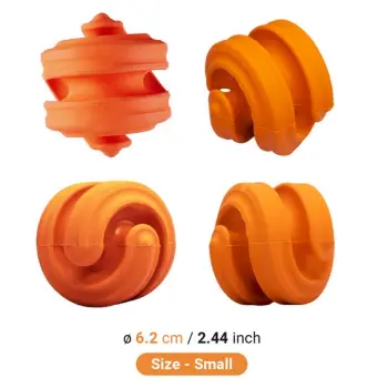 PetDreamHouse Zabawka gumowa Geo-Hex pomarańczowa