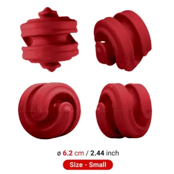 PetDreamHouse Zabawka gumowa Geo-Hex czerwona