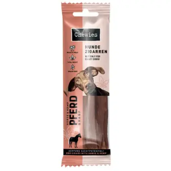 Chewies Hundezigarren Pferd & Hanf - konina & konopie 75g