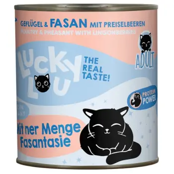 Lucky Lou Lifestage Adult Drób i bażant puszka 800g