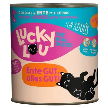 Lucky Lou Lifestage Adult Drób i kaczka puszka 800g