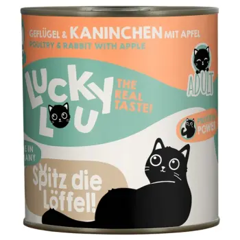 Lucky Lou Lifestage Adult Drób i królik puszka 800g