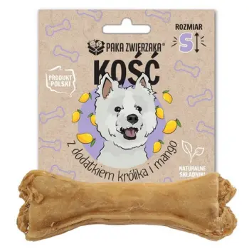 Paka Zwierzaka Kość z dodatkiem królika i mango S 10cm