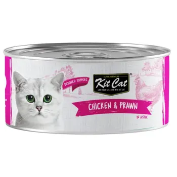 Kit Cat Chicken & Prawn puszka 80g