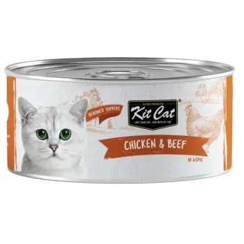 Kit Cat Chicken & Beef puszka 80g