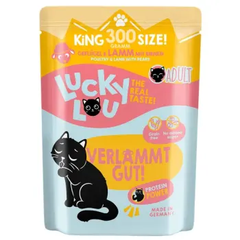 Lucky Lou Lifestage Adult Drób i jagnięcina saszetka 300g