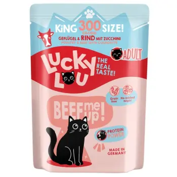 Lucky Lou Lifestage Adult Drób i wołowina saszetka 300g