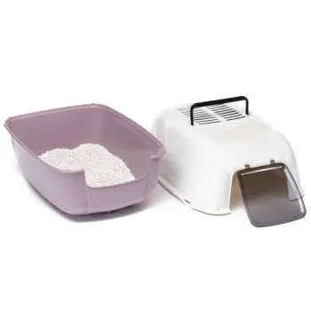 Ferplast Prima New Toaleta dla kota biało-lila [72053799EL]