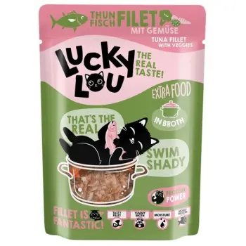 Lucky Lou Extrafood Tuńczyk i warzywa w bulionie saszetka 70g