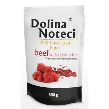 Dolina Noteci Premium Pure Wołowina Z Ryżem Brązowym 500g