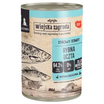 Wiejska Zagroda Dla Szczeniąt Rybna Uczta 400g