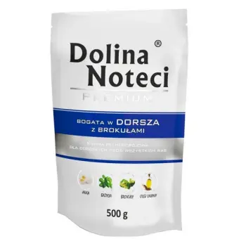 Dolina Noteci Premium Dorsz Z Brokułami 500g