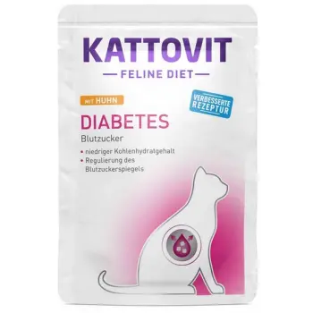 Kattovit Diabetes/Gewicht Kurczak 85g