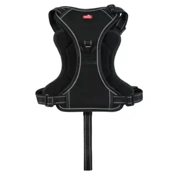 Zolux Szelki ze smyczą automatyczną Easyride L czarne