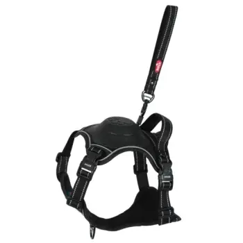 Zolux Szelki ze smyczą automatyczną Easyride XL czarne