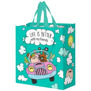 Torba Wesoły Samochodzik 14L turkusowy